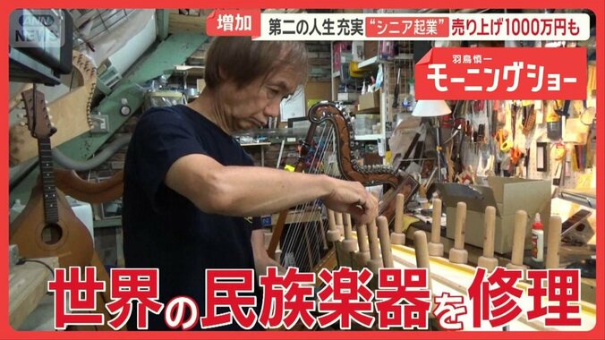 “第二の人生”シニア世代の起業が増加　8年で売上10倍…1000万円到達も　成功のワケは 1枚目