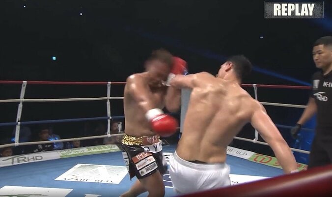 高速バックブローKO