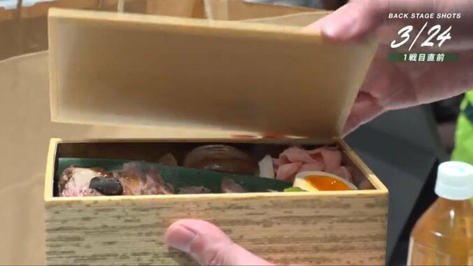 選手たちが目を輝かせた豪華弁当の中身