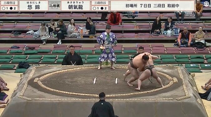 体重94キロ力士が“激レア”な大技