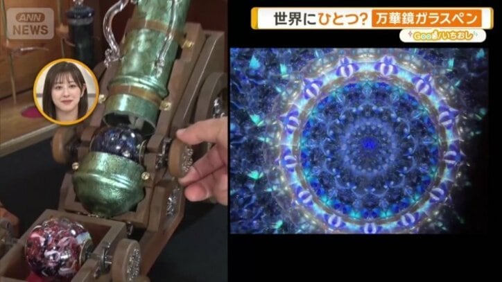 大砲をイメージした万華鏡