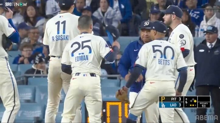 【映像】ファンからは歓声も…佐々木がみせた“悔しそうな表情”