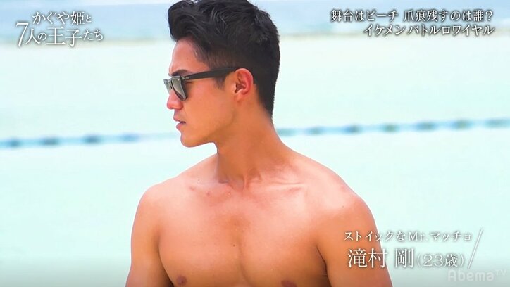 イケメンたちの筋肉美が大渋滞！フィットネスモデルのマッチョボディに美女エリーも興奮！