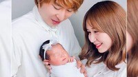 【映像】元AKB48河西智美 第1子出産「やっと会えたね」