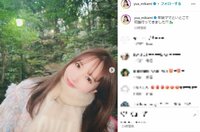 三上悠亜、チェックコート姿で初詣へ「新年早々天使かよ」「良い１年になりますように」と反響