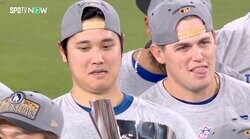最後は大谷翔平だった！ドジャース優勝の“メモリアルな瞬間”が話題 「ムーキー→大谷→由伸」「大谷さんじゃん」ネット沸騰