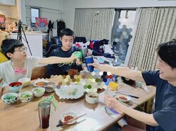 山田花子、自宅での次男の誕生日パーティーを公開 「オシャレ～」「花ちゃん家族には癒されてます」など反響