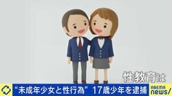 “未成年同士の性行為”で17歳少年逮捕…必要なのは規制？性教育のあり方は？ 「“寝た子を起こすな”と言われるが、寝っぱなしでは餌食になる」