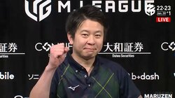 赤坂ドリブンズにやっと吹いた緑の追い風 園田賢、24戦ぶり年明け初トップに大喜び「みんな諦めていません！」／麻雀・Mリーグ