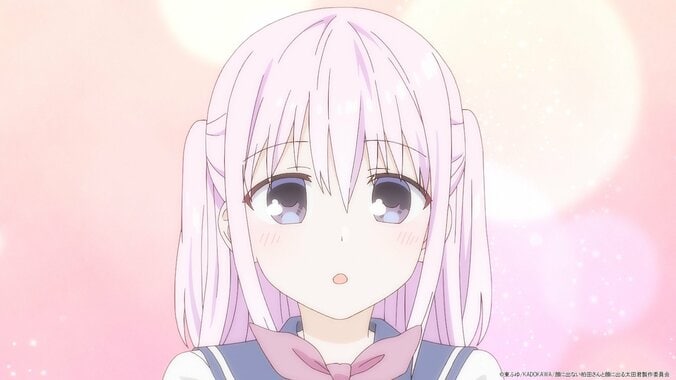 【写真・画像】太田くんが柏田さんの泳ぎのコーチ役に…アニメ『顔に出ない柏田さんと顔に出る太田君』第2話先行カット・あらすじが公開　1枚目