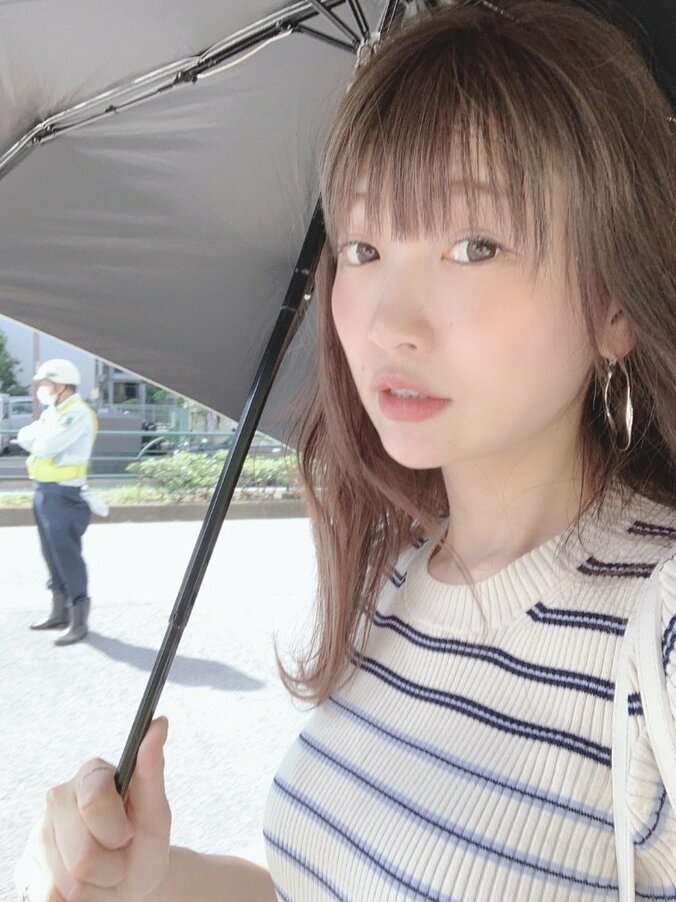 あいのり・桃、おでこにシワが寄った写真を公開「加工アプリでこれは凄すぎるよ。笑」 1枚目