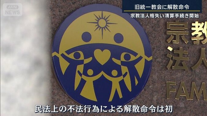 民法上の不法行為による解散命令は初