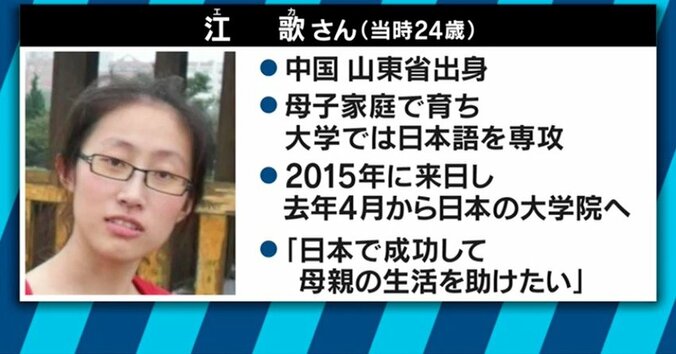 留学生殺害犯に“懲役20年判決” 中国で非難の声、死刑求め署名集めた母親の思いは 4枚目