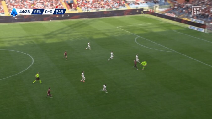 驚愕！鈴木彩艶、“爆速の飛び出し”でピンチ回避「和製ノイアーだ」「超ビビったわ」猛ダッシュからヘディングクリア「守備範囲ひろ」 5枚目