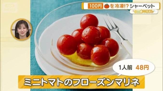 ミニトマトのフローズンマリネ