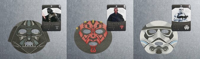 これであなたも“ダーク・サイド”の仲間入り…『スター・ウォーズ』の人気キャラがフェイスパックに 1枚目