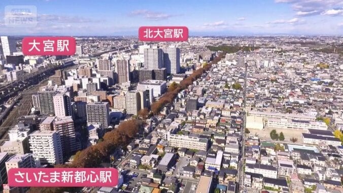 参道の入り口から神社まではほぼ2駅分