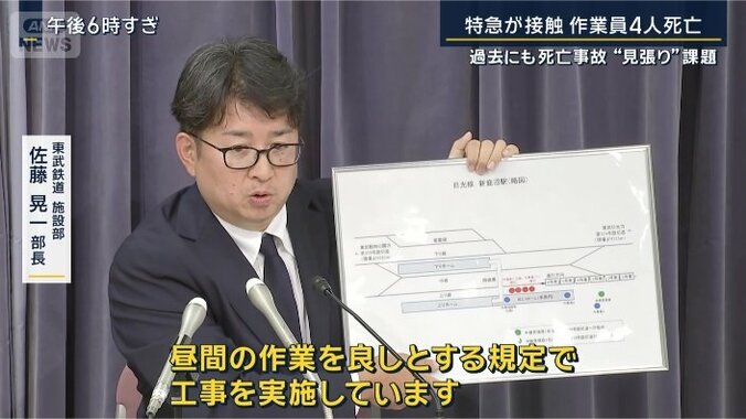 東武鉄道施設部　佐藤晃一部長