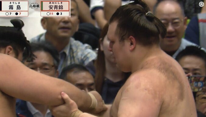 両大関が“直に触れ合って”讃えあう姿と「うなづき」