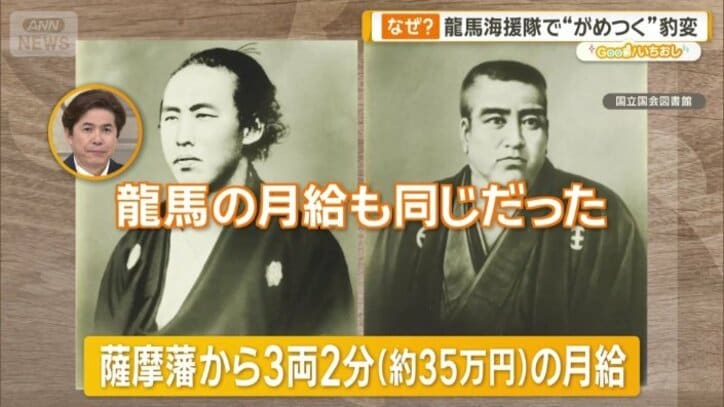 龍馬とお金にまつわる話はほかにも…