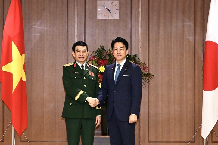 7月の日越防衛相会談（防衛相のXから）