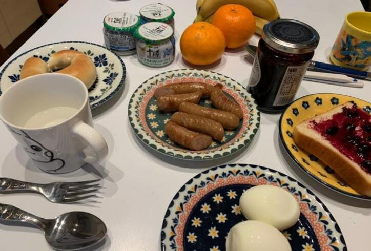  小倉優子、週末の朝に食べることが多いもの「美味しそう」「お洒落」の声 