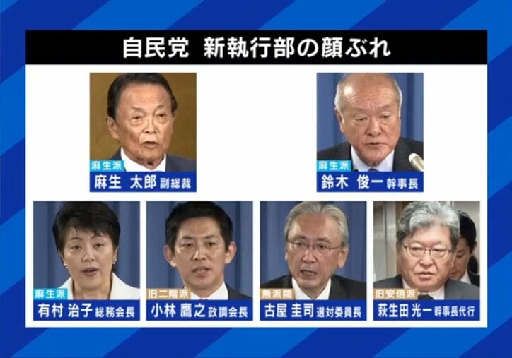 自民党新執行部