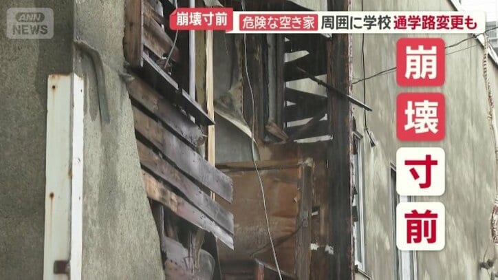 崩壊寸前の状態