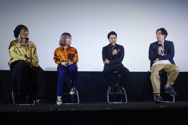 yonigeが山田孝之に楽曲提供?!　ショートフィルム『点』舞台挨拶でコラボ提案