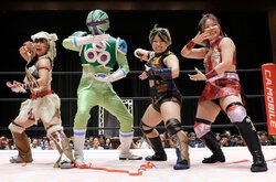 「他のチームはポッと出」凱旋興行で勢いに乗る“爆れつシスターズ”、「DDT両国」に殴り込み