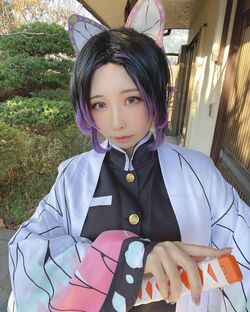 「ドッペルゲンガー」級の再現度！コスプレイヤー・しらほしなつみが「鬼滅の刃」胡蝶しのぶの誕生日コス披露