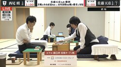 佐藤天彦九段が本戦進出へ前進！巧妙な攻めで西尾明七段を破る 午後2時から予選決勝／将棋・朝日杯二次予選