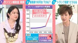 ガソリン価格190.8円 過去最高で“パニック”懸念…高市総理×トランプ氏の日米首脳会談を控え犬山紙子氏「ゼレンスキー大統領の時のような事がないよう」「日本の言い分はしっかり通してほしい」