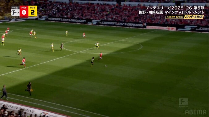 必死に追いかける佐野海舟