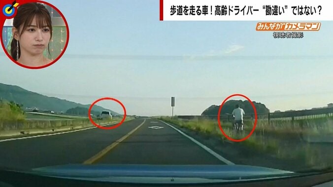 高齢ドライバーが歩道を暴走 衝撃の光景に“2度”びっくり「歩道走行はよくある」目撃者が驚きの証言 1枚目