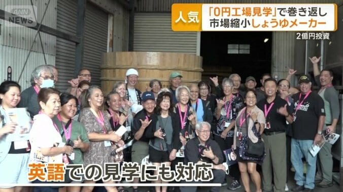 英語での見学にも対応