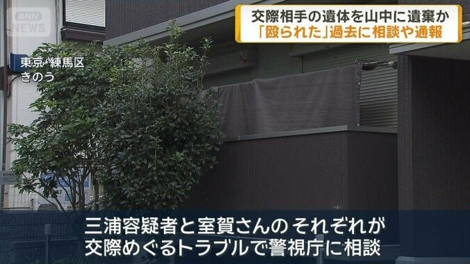 【これまでの経緯】“偽装工作”か…生存を装うメッセージも　25歳同居女性死体遺棄事件 バー経営者の男(36)を逮捕　東京・練馬区 6枚目