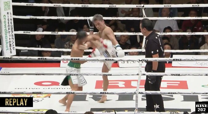 試合終了ゴングと同時に“戦慄”の左ハイカウンターが炸裂！ 劇的決着に「まじかw」「これは悔しすぎる」 4枚目