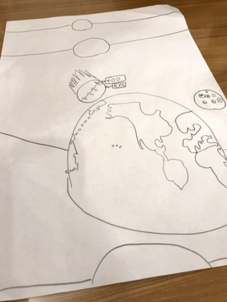 杉浦太陽、家族の似顔絵を作製 妻・辻希美にはリボンをON!