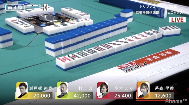 リーグ戦の醍醐味「順位点」　瀬戸熊直樹「満貫アガってラスからトップは8万8000点の価値」／麻雀・大和証券Mリーグ