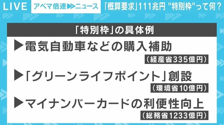 2022年度は“節目”の年に 概算要求は過去最大の111兆円 コロナ禍での経済対策“2つの課題”