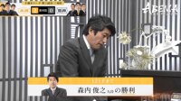 【映像】森内俊之九段、圧巻の勝負術で敵将・菅井竜也八段を撃破!