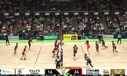 これはヤバい…観客も騙された！ バレーボールで衝撃トリックプレー 会場どよめきの妙技に「声出たわ！！」驚きの声相次ぐ