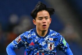 久保建英が待望のA代表初ゴール！ 三笘薫からのクロスに左足で冷静に合わせ追加点ゲット！