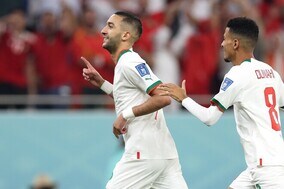 「えっぐ」モロッコFWジイェフが開始早々に決めたコントロールショットに反響！「台風の目」【W杯F組】