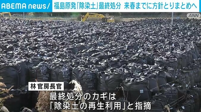 除染作業で発生した「除染土」