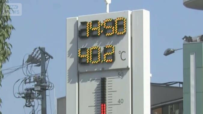 “災害級の暑さ”熱中症疑いで5人死亡…今年初の『酷暑日』岐阜・愛知で40度超 1枚目