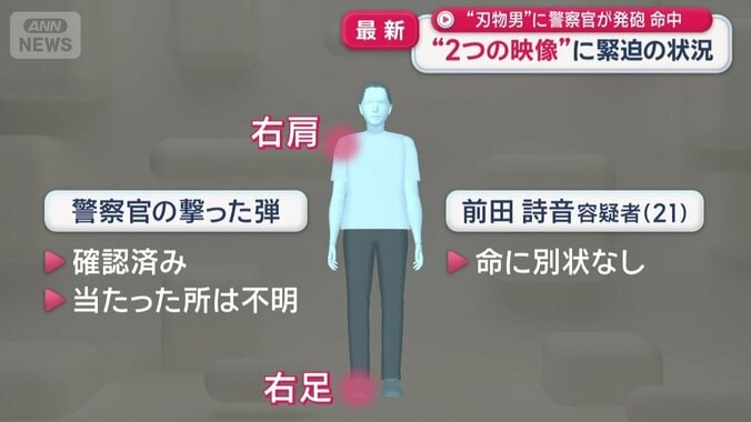 容疑者は命に別状なし