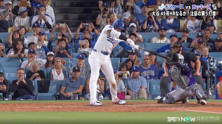 【写真・画像】回れ回れ！ ベッツのタイムリーで大谷翔平が“一塁から”激走 驚異の「生還えげつねー」「速すぎだろ」称賛の声　1枚目