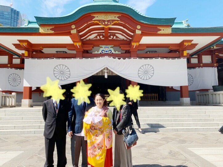 キンタロー。義両親と娘のお宮参りへ「どうしようかと深く悩みましたが」
